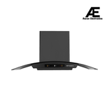Faber Agile 90cm 1500m³/hr BLDC Autoclean Curved Shape Chimney | Built In Oil Collector | Touch & Gesture Control - Hood Agile BLDC FL HC SC BK IN 90