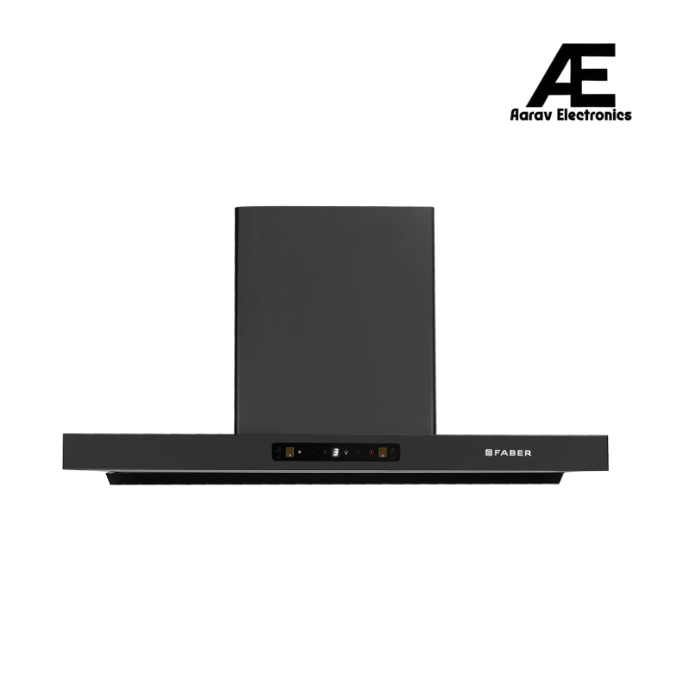 Faber Coral HC SC FL BK BLDC IN 90-T 90 cm Kitchen Chimney – 1500 m³/hr Suction