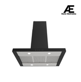 Faber Janus Isola 90 cm Ceiling Mounted Kitchen Chimney with 1400 m³/hr Suction, 3-Layer Baffle Filter, Touch & Gesture Control & LED Lights, Black – HOOD JANUS ISOLA BK 90