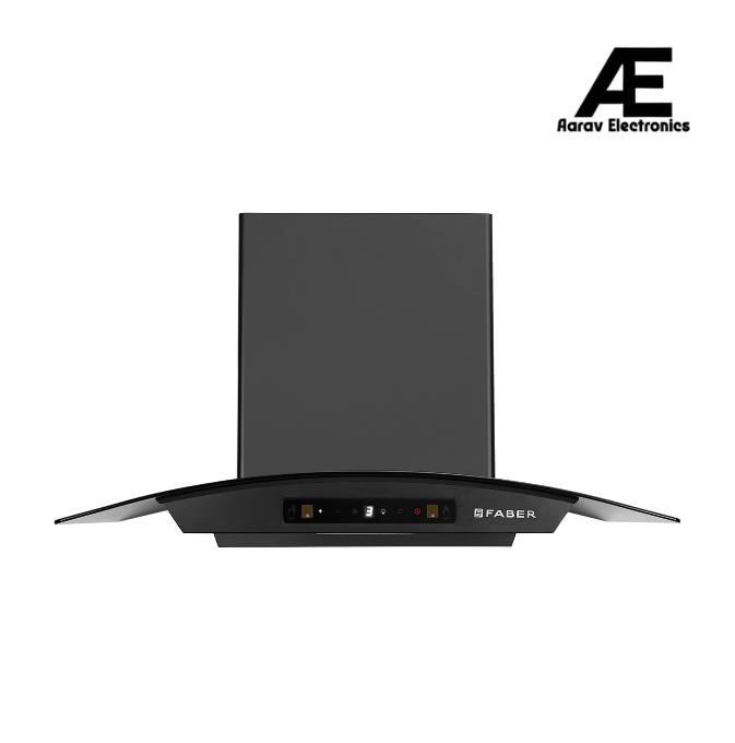 Faber Zeal BLDC 75 cm Filterless Kitchen Chimney with 1500 m³/hr Suction, Heat Auto-Clean & Touch/Gesture Control – HOOD ZEAL BLDC HC SC FL BK IN 75