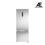 Haier 355L 2 Star Frost Free Bottom Mount Double Door Refrigerator | 14-in-1 Convertible | Triple Inverter & Dual Fan Technology | Mirror Glass Finish | HRB-4052PMGA-P