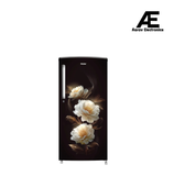 Haier 185L 1 Star Direct Cool Single Door Refrigerator, Celestial Peony, Diamond Edge Freezing Technology, Toughened Glass Shelves – HRD-2061SCPA-N