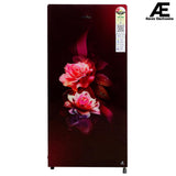 Haier 185 L 2 Star Direct Cool Single Door Refrigerator (HRD-2062CRDG-N,Red Dime Glass Finish)