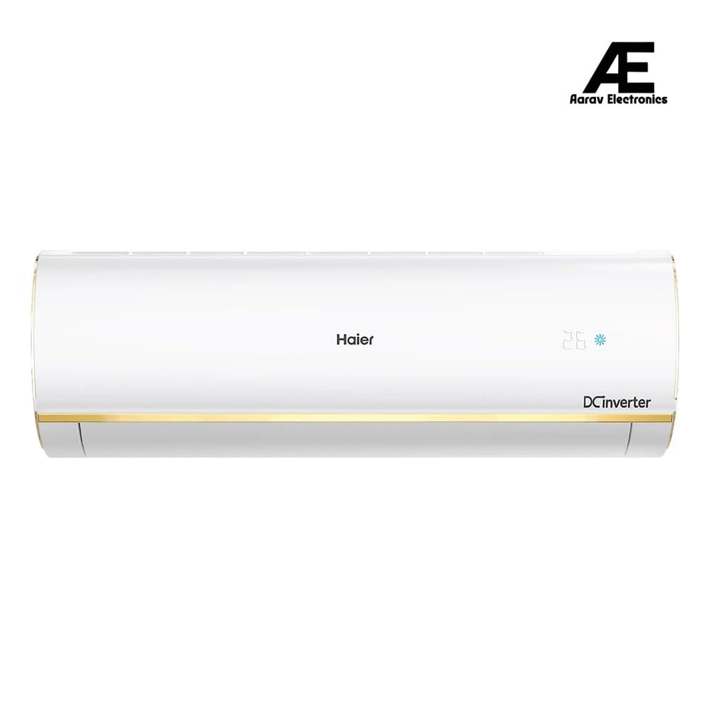 Haier 1.5 Ton 3 Star Kinouchi Triple Inverter Split AC (7 in 1 Convertible, 4 Way Swing, Frost Self Clean, 100% Grooved Copper, Triple Inverter, HSU18K-PYSG3BN-INV, White)