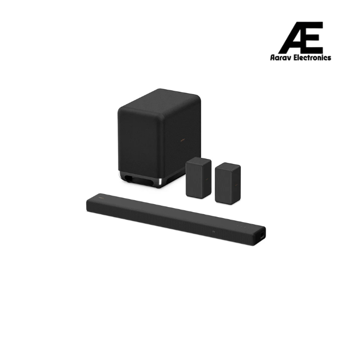 Sony HT-A3000 5.1ch 360 Spatial Sound Mapping SoundbarHome theatre system with Dolby Atmos and wireless Subwoofer SA-SW5 &amp; Rear Speaker SA-RS3S( 650W,Bluetooth,360 RA,HDMI eArc &amp; Optical Connectivity)