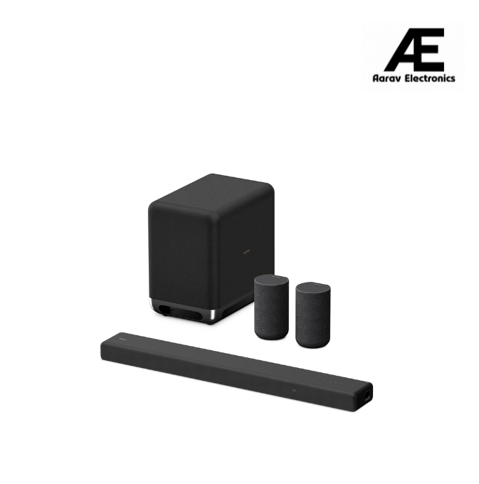 Sony HT-A3000 5.1.2ch 360 Spatial Sound Mapping SoundbarHome theatre system with Dolby Atmos and wireless Subwoofer SA-SW5 &amp; Rear Speaker SA-RS5S( 730W,Bluetooth,360 RA,HDMI eArc &amp; Optical Connectivity)