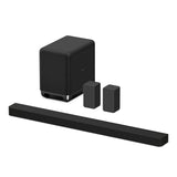 Sony New Launch BRAVIA Theatre BAR 9 Premium Soundbar Home Theatre System for TV with 360 Spatial Sound Mapping, IMAX,Dolby Atmos/DTSx (HT-A9000) with subwoofer SW5 &amp; Rear Speaker SA-RS3S-Black