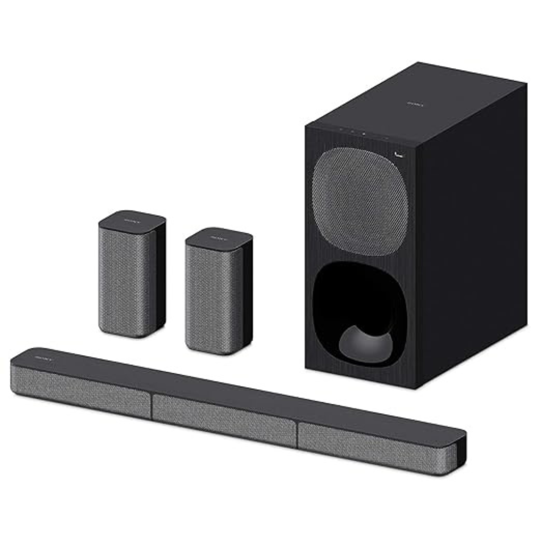 Sony HT-S20R Real 5.1ch Dolby Digital Soundbar for TV with subwoofer and Compact Rear Speakers, 5.1ch Home Theatre System (400W,Bluetooth &amp; USB Connectivity, HDMI &amp; Optical connectivity) (Open Box / Without Box)