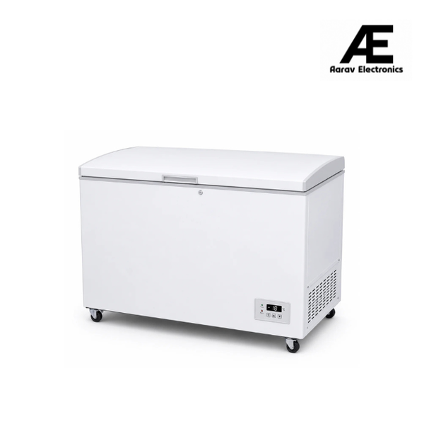 Blue Star HT3-C350 350L Hard Top Deep Freezer | 3 Star | QuadraCool Technology | Corrosion Resistant Body | White