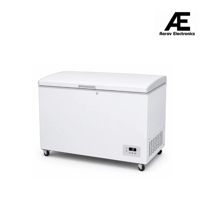 Blue Star HT3-C350 350L Hard Top Deep Freezer | 3 Star | QuadraCool Technology | Corrosion Resistant Body | White