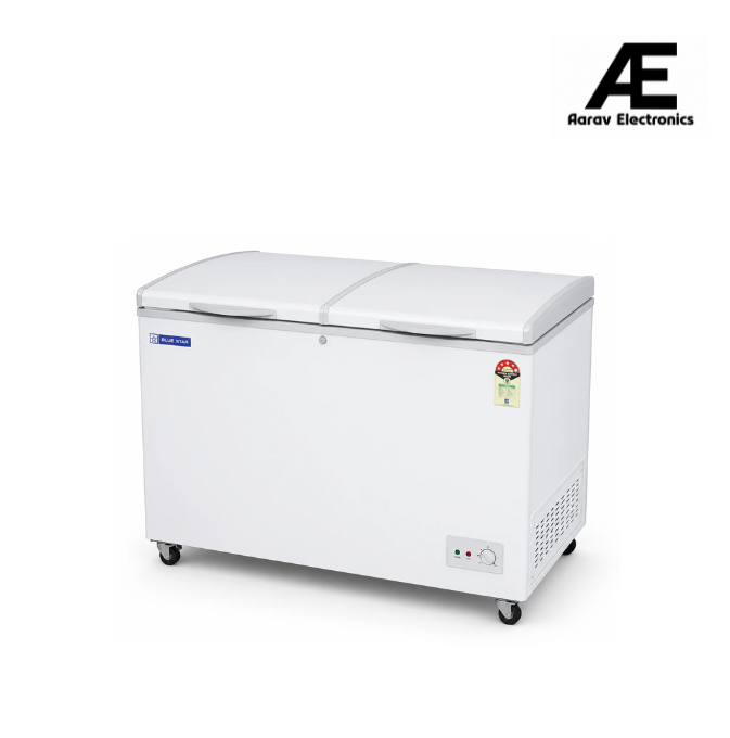 Blue Star HT4-N350-S 350L Hard Top Deep Freezer, 4 Star, Convertible Cooler & Freezer, QuadraCool Technology