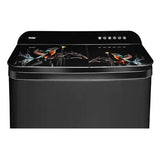 Haier 11 Kg Semi Automatic Top Load Washing Machine With Anti Baterial Vortex Pulsator | Softfall Technology | Magic Filter (HTW110-178FLN,Black)