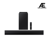 Samsung Q-Symphony Soundbar (HW-Q600C/XL), USB, Bluetooth with 3.1.2 Channel, Wireless Subwoofer, and 2 Up-Firing Speakers, Dolby Atmos Music (Black) (Open Box / Without Box)