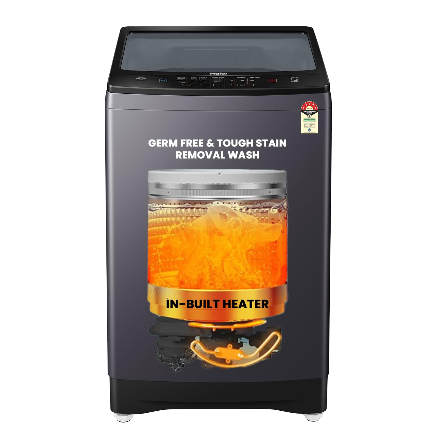 Haier 8 Kg 5 star Fully Automatic Top Loading Washing Machine HWM80-H8 ...