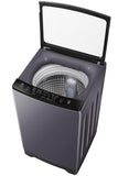 Haier 8 Kg 5 star Fully Automatic Top Loading Washing Machine HWM80-H826S6, Starry Silver, Butterfly Shape Heater, Oceanus Wave Drum,Near Zero Pressure, Toughened glass)