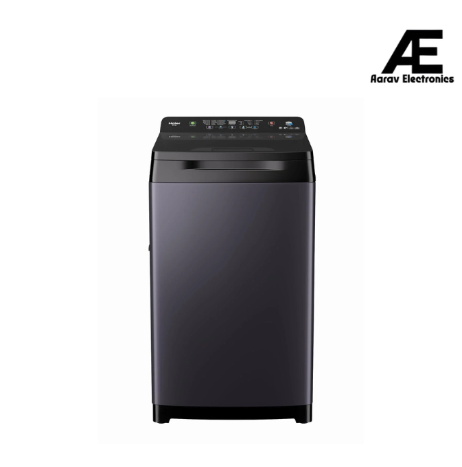Haier 9 Kg 5 Star Fully Automatic Top Load Washing Machine (HWM90-H688BK) | Oceanus Wave Drum | Near Zero Pressure | Softfall Technology | Magic Filter | Black