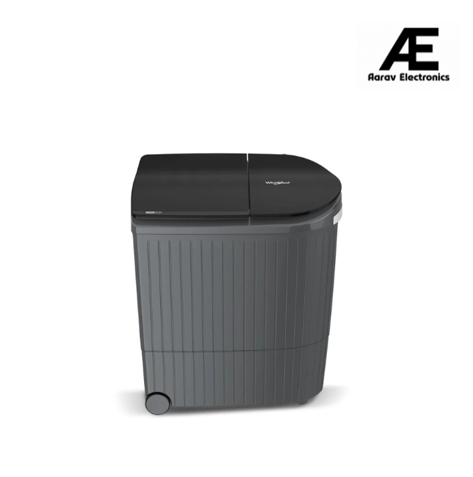 Whirlpool 9 Kg 5 Star Semi-Automatic Top Loading Washing Machine (HYDROWASH ELITE 9.0 MIDNIGHT GREY(10YR), 3D Wave Technology)