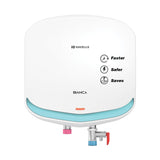 Havells Bianca 3 Litre Instant Water Heater(Geyser)| Bi Color LED IndicatorGlass Coated Anti-Rust Tank|Heavy Duty 3 Pin moulded Plug Top|Warranty: 5 Year on Inner Tank &amp; 3 Year on element (White Blue)