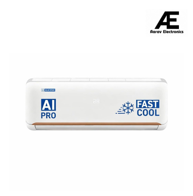 Blue Star IA318QXU 1.5 Ton 3 Star Inverter Split AC | 5-in-1 Convertible | AI Pro | 4-Way Swing | Copper Condenser | White