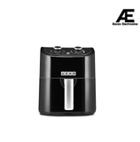 USHA Ichef Air Fryer 4.5L, 10 In 1 Functions: Air Frying, Baking, Roasting, Grilling, Thawing, Slow, Toasting And Air Drying |Turbo Air Circulation|Oil Free Cooking (Black), 1350 Watts