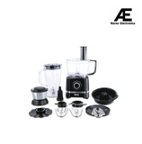 Usha ICHEF Food Processor 800 Watts Copper Motor with 9 Accessories &amp; 8 Functions (BLACK)