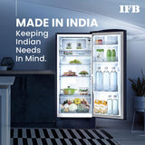 IFB 187L 3 Star Direct-Cool Single Door Refrigerator (IFBDC-2133NBHED, Floral Falls Blue) Extraordinary Space with Base Drawer and Humidity Controller