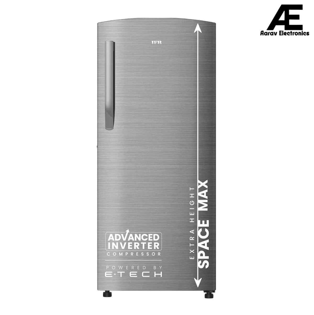 IFB 206L 5 Star Direct Cool Single Door Refrigerator (IFBDC-2325DBSE, Brush Grey, Advanced Inverter Compressor, Extraordinary Storage with Humidity Controller)
