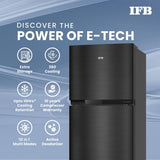 IFB Smart Choice 241L 3 Star Tru Convertible 10-in-1 Advanced Inverter Frost Free Double Door Refrigerator (IFBFF-2913DKSET, Metal Black, 360 Degree Cooling, Extraordinary Space)