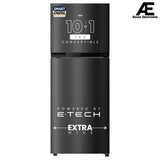 IFB Smart Choice 241L 3 Star Tru Convertible 10-in-1 Advanced Inverter Frost Free Double Door Refrigerator (IFBFF-2913DKSET, Metal Black, 360 Degree Cooling, Extraordinary Space)