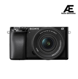 Sony New Alpha ILCE-6100K (Previously ILCE-6100L) with Upgraded SELP1650 (Ver 2) Power Zoom Lens | 24.2 MP | APS-C Sensor | Fast Auto Focus | 4K Vlogging Camera | Tiltable LCD – Black