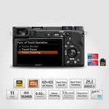 Sony Alpha ILCE-6400M 24.2MP APS-C Mirrorless Camera with 18-135mm Zoom Lens – Real-Time Eye AF, 4K Recording, 180° Tiltable LCD – Black