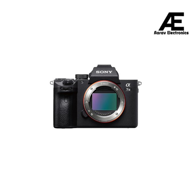 Sony Alpha ILCE-7M3 Full-Frame 24.2MP Mirrorless Digital SLR Camera Body | 4K Full Frame | Real-Time Eye Auto Focus | Tiltable LCD, Low Light Camera - Black