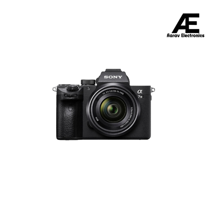 Sony Alpha ILCE-7M3K Full-Frame 24.2MP Mirrorless Digital SLR Camera with 28-70mm Zoom Lens | 4K Full Frame | Real-Time Eye Auto Focus | Tiltable LCD, Low Light Camera - Black