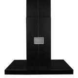 Faber Janus Isola 90 cm Ceiling Mounted Kitchen Chimney with 1400 m³/hr Suction, 3-Layer Baffle Filter, Touch & Gesture Control & LED Lights, Black – HOOD JANUS ISOLA BK 90