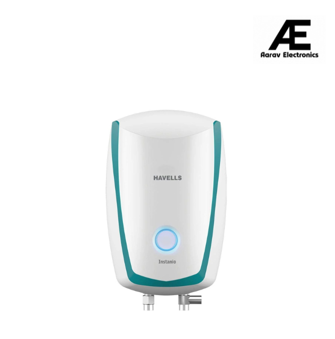 Havells Instanio 3L Instant Water Heater 4.5kW (White Blue) | ISI Certified Geyser