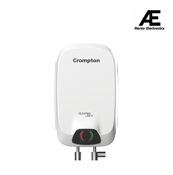 Crompton Rapid Jet 3L Instant Water Heater (White) | Compact & Quick Heating Geyser