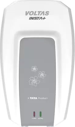 Voltas Insta 3 L 5 Star Vertical Mounting 3000W Water Heater (Copper, 2023 Model, Insta+ 3IPBGY, White)