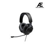 JBL Quantum 100 Wired Over Ear Gaming Headphones with Mic, 40mm Realistic Dynamic Drivers, Detachable Boom Mic, 1kHz Sensitivity, Memory Foam Cushioning, PC/Mobile/PS/Xbox/Nintendo/VR Compatible-Black