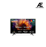 Sansui 55 inch (139 cm) 4K Ultra HD Smart LED TV with Dolby and DTS Audio, Google TV, Google Assistant | JSW55GSUHD (2024 Model Edition)