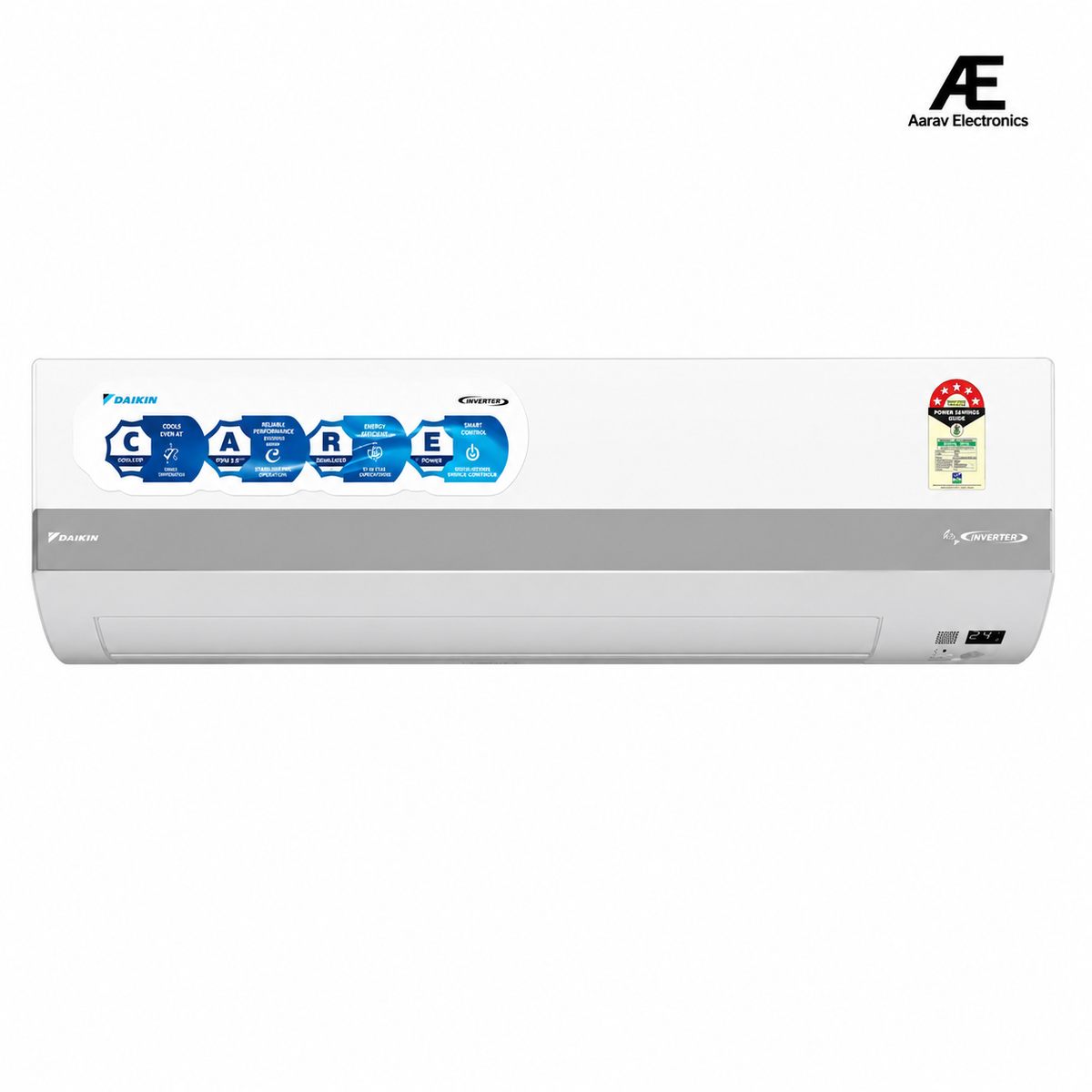 DAIKIN 1.5 Ton 5 Star Inverter Split Smart AC with Voice & App Control (Copper Condenser, PM 1.0 Filter, JTKJ53XV16MAA)