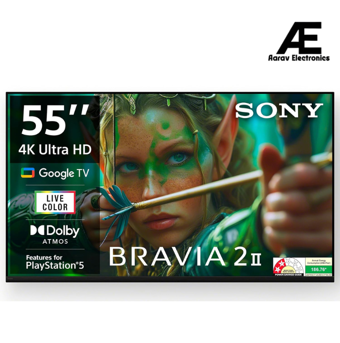 Sony 139 cm (55 inches) BRAVIA 2M2 Series 4K Ultra HD Smart LED Google TV K-55S25M2