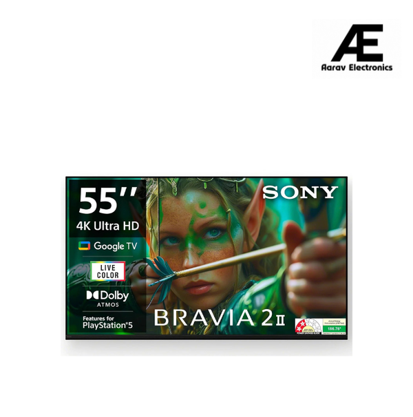 Sony 139 cm (55 inches) BRAVIA 2M2 Series 4K Ultra HD Smart LED Google TV K-55S25M2 (Open box / without box)