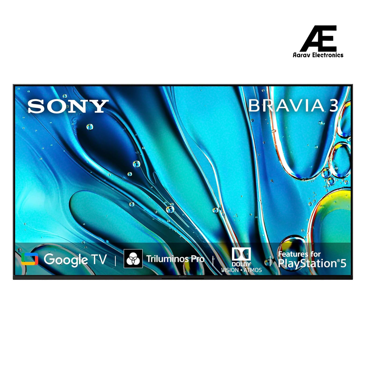 Sony BRAVIA 3 Series 139 cm (55 inches) 4K Ultra HD AI Smart LED Google TV K-55S30 (Black)
