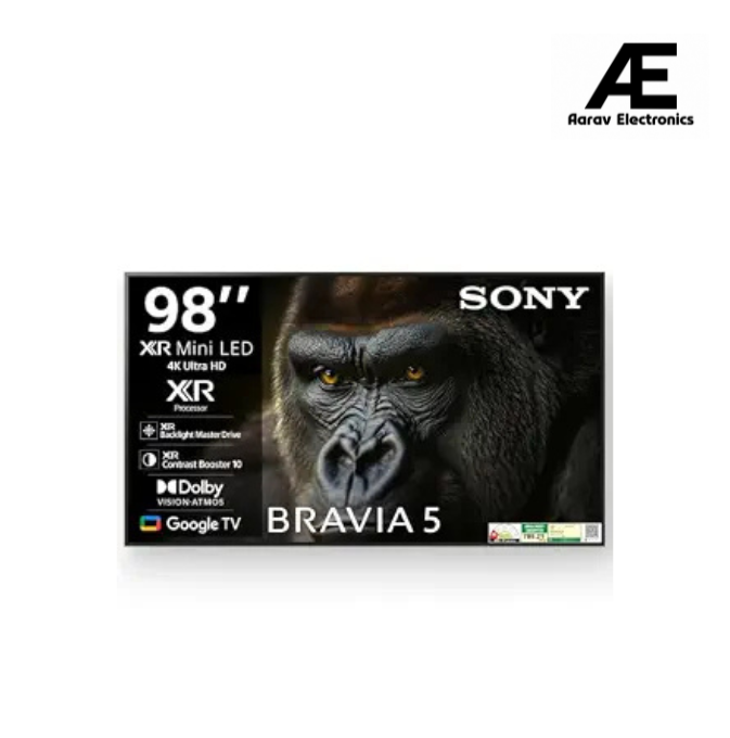 Sony 248 cm (98 inches) BRAVIA 5 Series 4K Ultra HD Smart Mini LED Google TV K-98XR55A