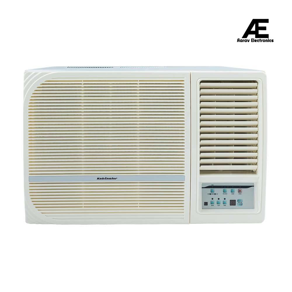 Kelvinator 1.5 Ton 3 Star Fixed Speed Window Ac With Blue Fin Coating (Copper, 2025 Model, IFEEL, INSTACOOL) KAW-F183PMSY5,White (5 Year Comprehensive Warranty on the Product)