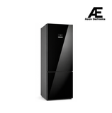 Bosch 508L 2 Star Inverter Frost Free Bottom Freezer Refrigerator (KGN56LB42I, Digital Display, Super Freeze, 80min Convert, Black Glass Door, VitaFresh, MultiAirflow, Home Connect)