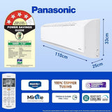 Panasonic 1 Ton CS/CU KN12BKY Split Air Conditioner, 3 Star