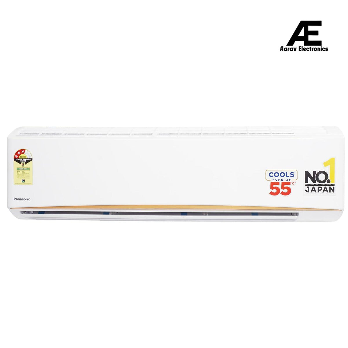 Panasonic 2 Ton 3 Star Copper Split AC (2025 Model) – Efficient Cooling, Advanced Technology,100% copper, Fixed speed, CS/CU-KN24BKY, White"