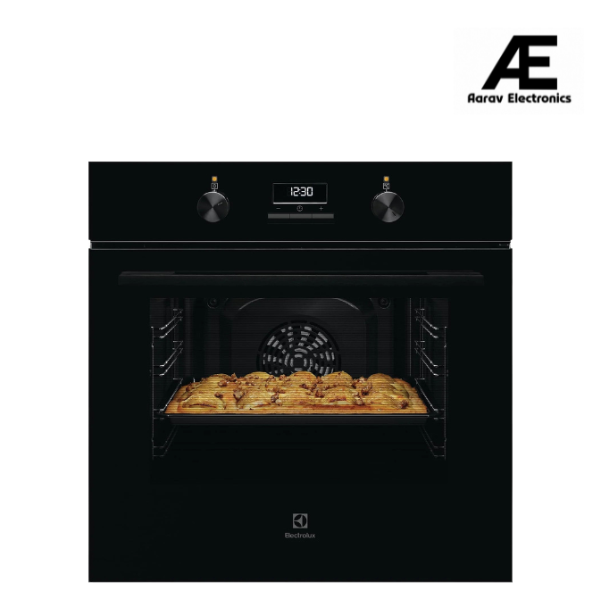 Electrolux 300 Series 65L 60cm Built-in Microwave with Grill (KOH3H00BK, Black)