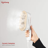 Lifelong 1250 Watt Garment Steamer for Clothes | Handheld Garment Steamer with Rest Stand for Iron | Portable &amp; Foldable Mini Steam Press Suitable For Traveling - 90 ml Tank Capacity (LLGRMS901)